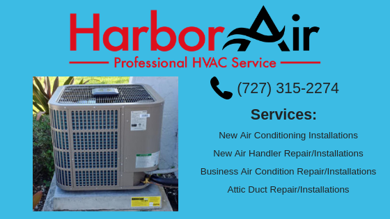 HVAC services, heating, air conditioning, PInellas county, maintenance, indoor air quality, new air conditioner installations, new handler, commercial, residential, duct repair 