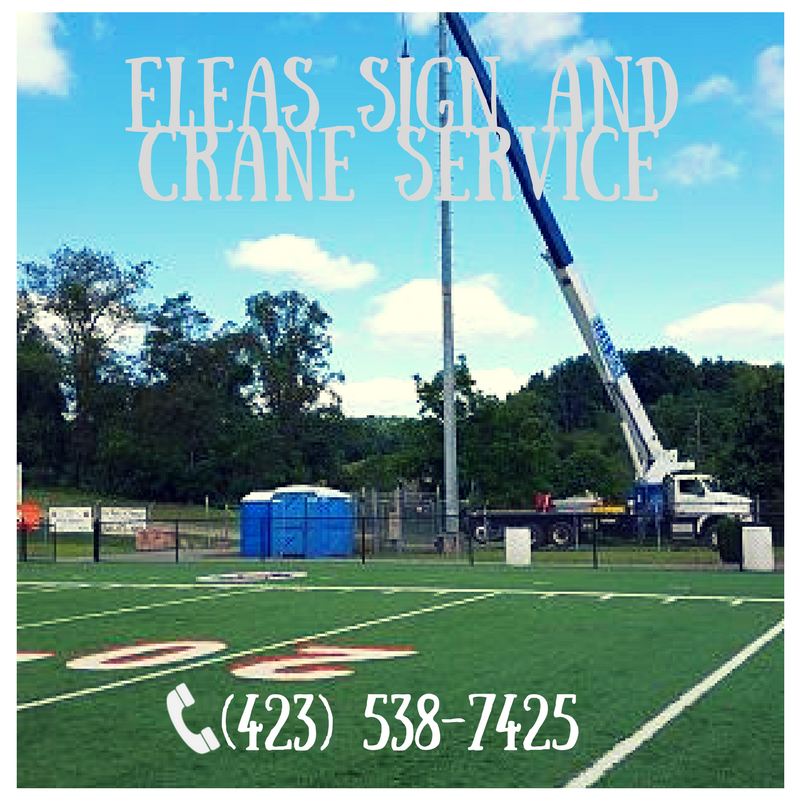 sign repair, crane service, stadium lights, painting, high rises