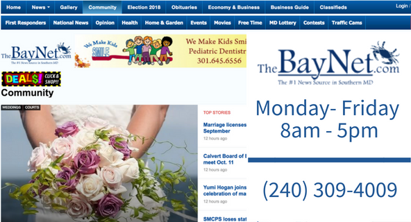 SOMD News, Southern Maryland Classified, Southern Maryland events, Southern Maryland Obituary's, Southern Maryland jobs