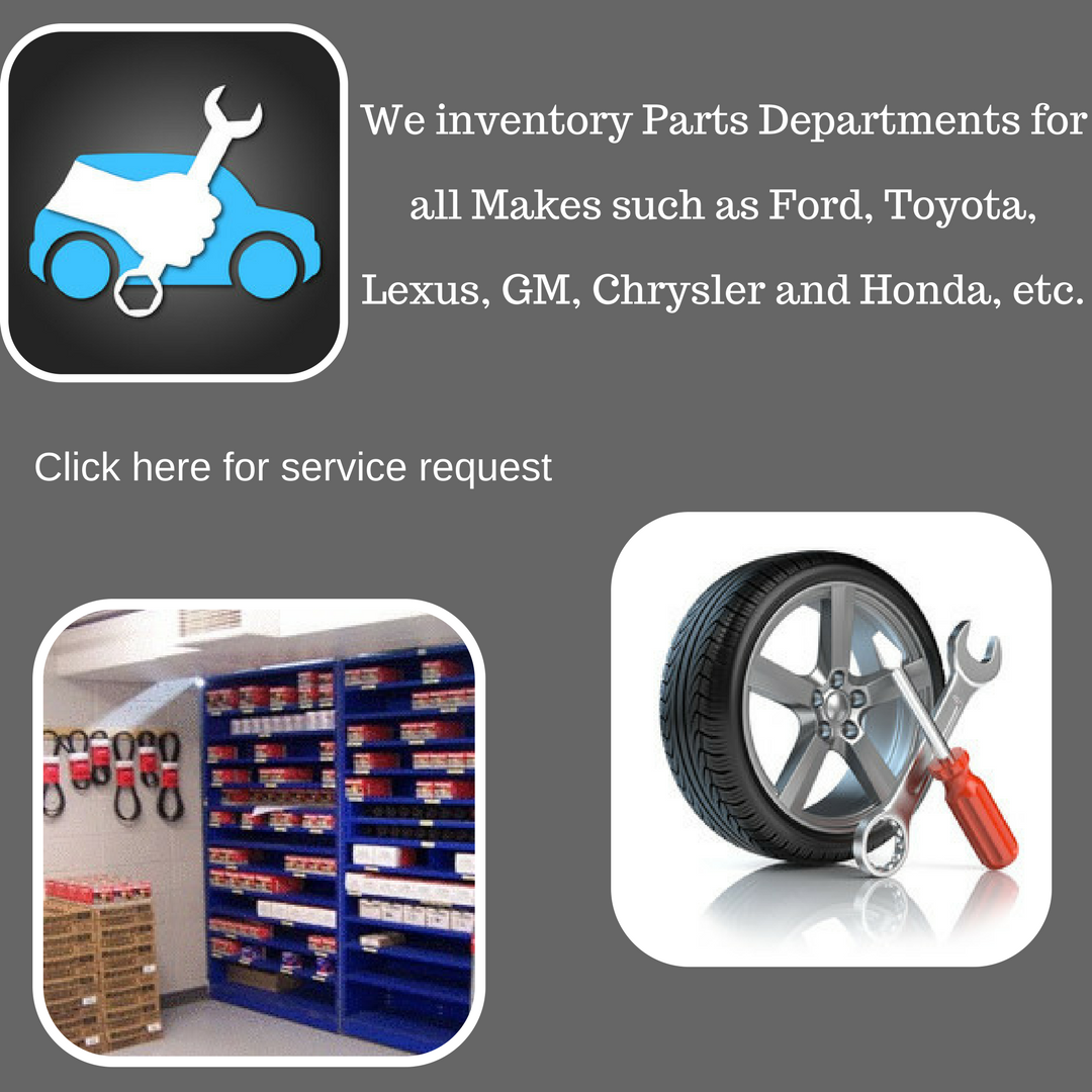 automotive parts inventory services, dealership parts inventory, dealership parts inventory management