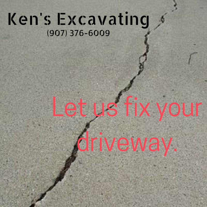 excavating, land clearing, septic system replacement, driveway repair, home sights