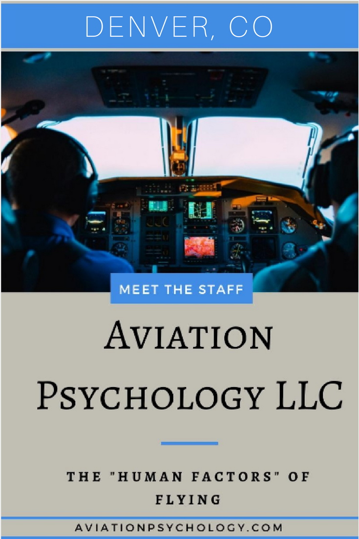 Psychologist, Aviation Psychology, Chuck Denison, Chuck Dennison, FAA, Pilot, Air Traffic Control. CogScreen, Cognitive Screening, HIMS 