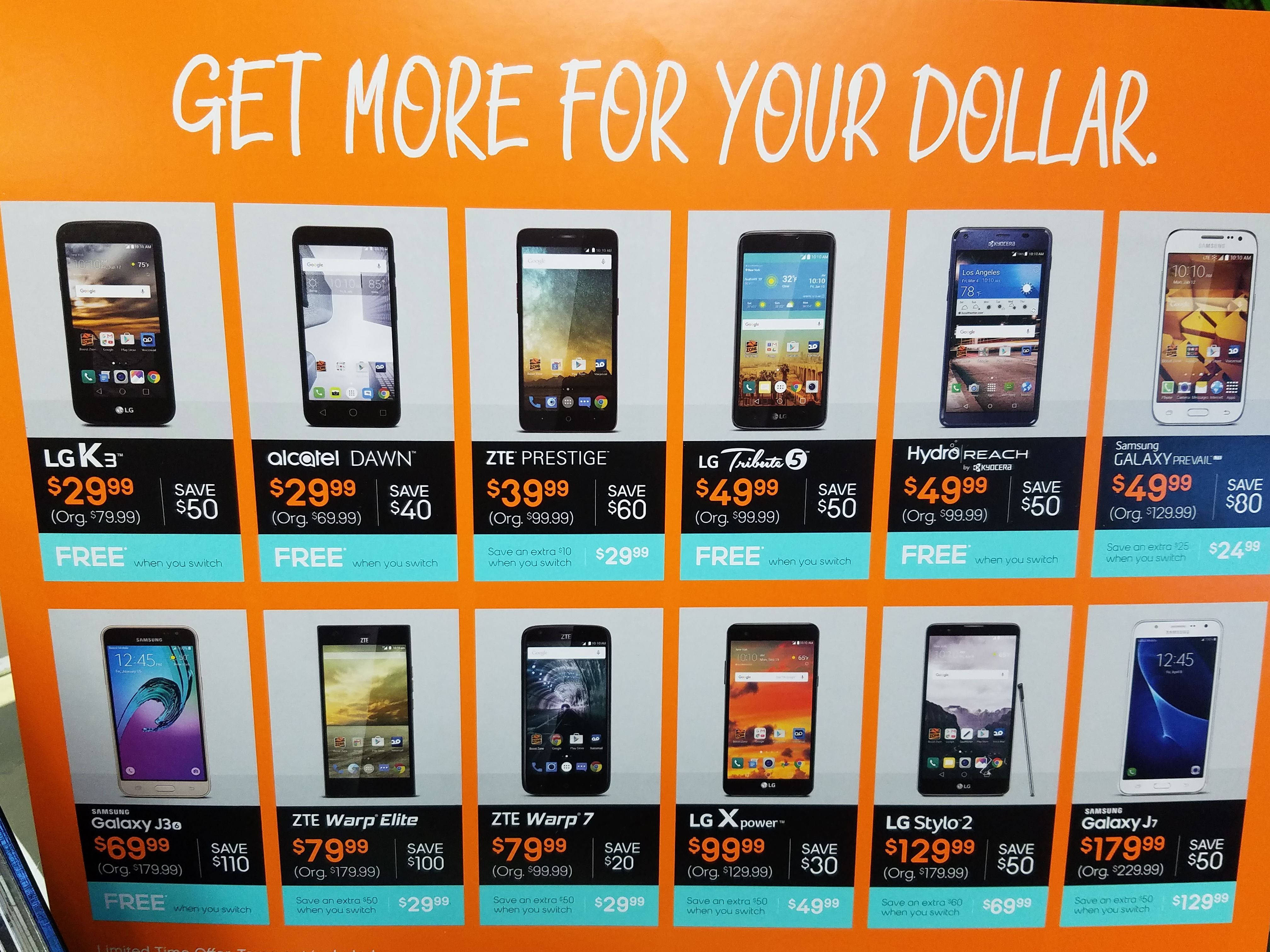 AT&T, Verizon, Boost Mobile, Cell Phone Service, Accessories, Cell Phone Carriers