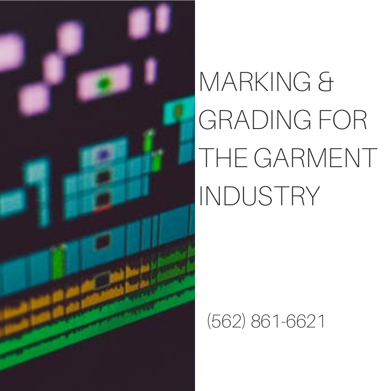  Marking and Grading, Pattern marking, Digitizing