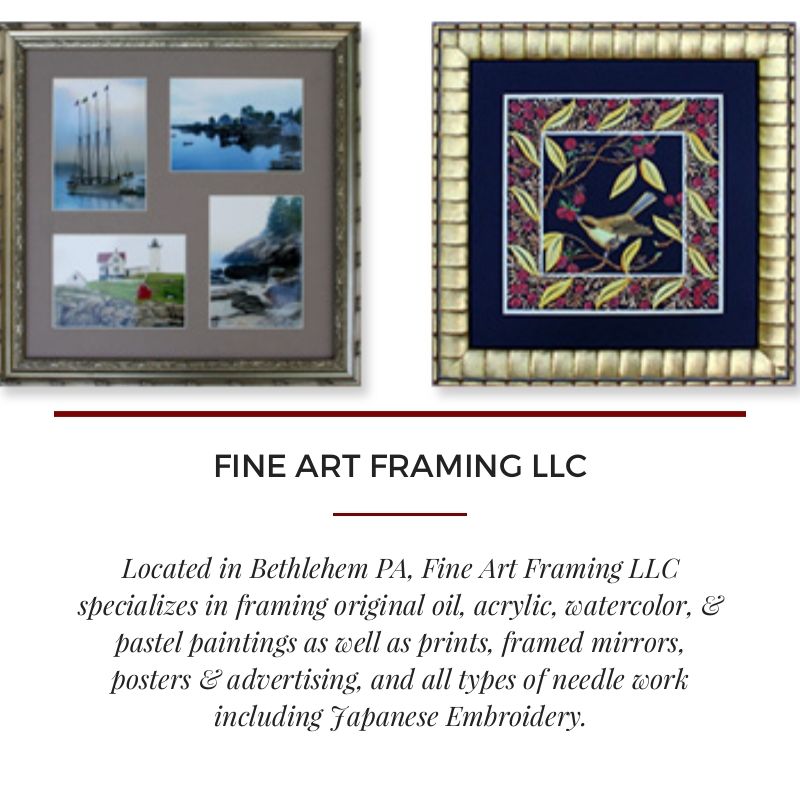 Picture Framing, Art Framing, Shadowboxes, Needlework, Sport Memorabilia