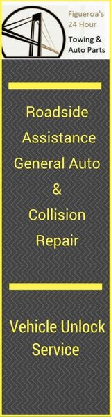 towing service, flatbed tow truck service, new auto parts, used auto parts, auto glass, roadside assistance, general auto repair, collision repair, vehicle unlock service