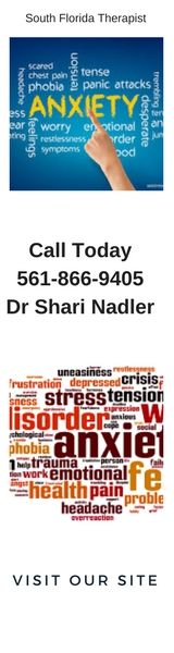 Dr. Shari Nadler´s profession as a Boca Raton therapist brings her into contact with patients of all ages, backgrounds and walks of life