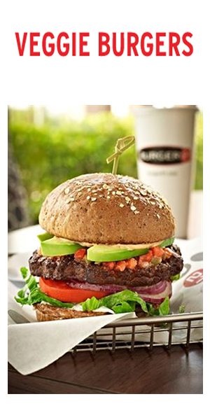 Featured our Black Bean Burger