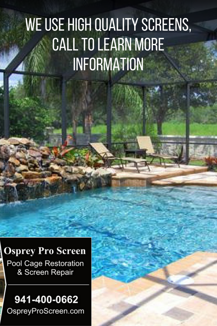 Re-Screen, Specialty Screen, Pool Cage Painting, Screen Repair, Screen Replace, Whole Cage Screening, Lanai Screening, Porch Screen, Pool Cage Restoration, Pressure Cleaning, Power Washing 