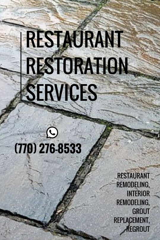 restaurant remodeling, interior remodeling, grout replacement, regrout, health department compliance, restaurant bathrooms, restaurant tiles, paiting, framing, custom restaurant design, chattanooga restaurant repair, custom restaurant