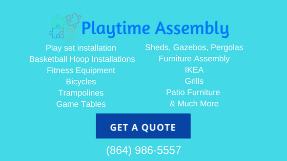 Backyard Play Equipment installation, Play set Assembly, Swing set Assembly, Furniture Assembly, In Ground Basketball Goal installation