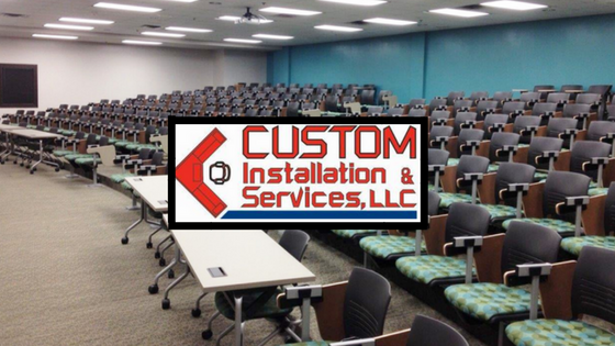 Office Furniture Installation, Floor to Ceiling Wall Installation, Furniture Warehousing Receiving, Office Furniture Delivery, Classroom Seating Installation, Project Management Services