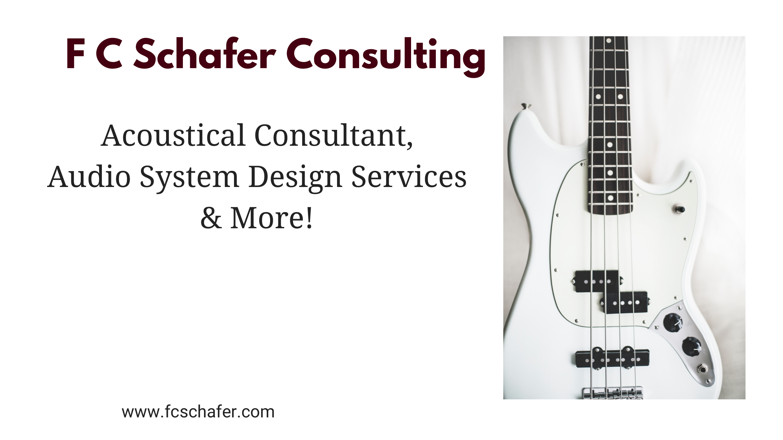 Acoustical consultant, Audio System Design Services,