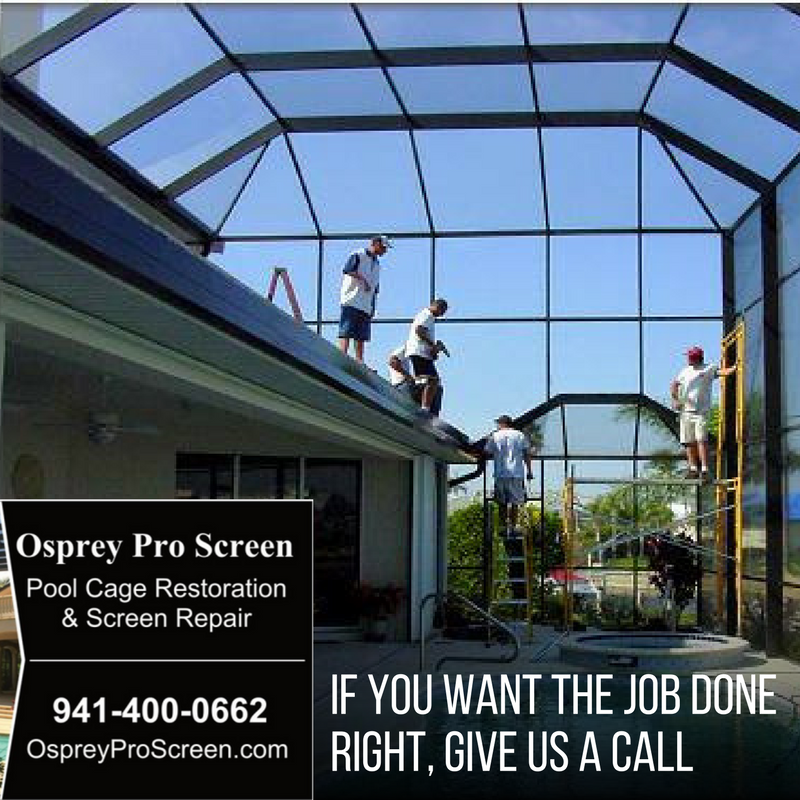 Re-Screen, Specialty Screen, Pool Cage Painting, Screen Repair, Screen Replace, Whole Cage Screening, Lanai Screening, Porch Screen, Pool Cage Restoration, Pressure Cleaning, Power Washing 