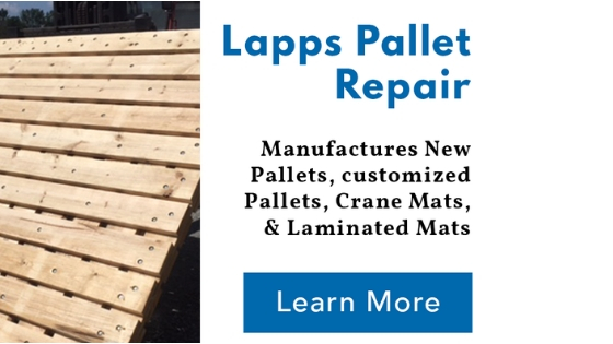 Pallet Repair, New Pallets, Crane Mats, Laminated Mats