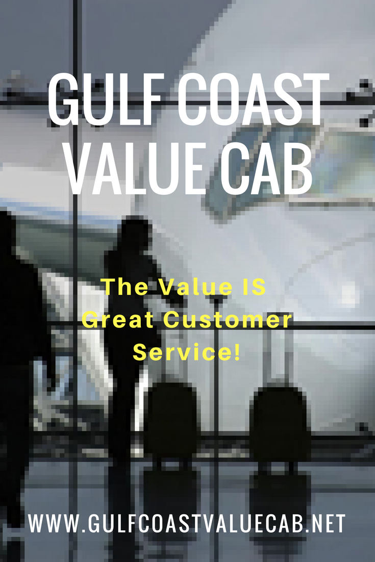 Gulf Coast Value Cab, Airport Military, Courier, Hotels, Rides, taxi service, local and long distance