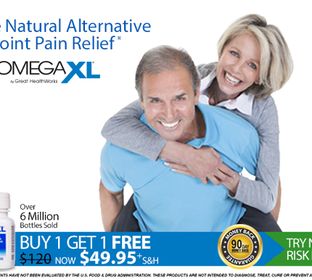 OmegaXL relieves joint pain due to inflammation.