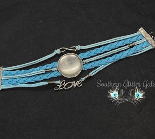 DIY Muli-Stranded Bracelet.Blue