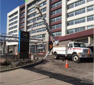 Commercial Electrical Contractor, Pole Lighting, New Installation, Design Build