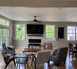 Living Room Remodel with audio-Video