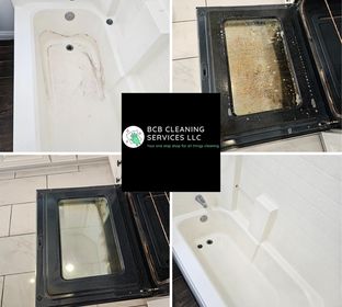 Oven cleaning and bathtub cleaning for move out clean