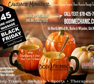 Black Friday 2019 Massage by BodiMechanic