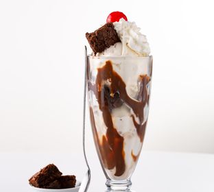 proff brownie sundae