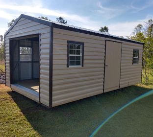 Shed for Sale Utility Sheds Outdoor Storage Buildings Portable Cabins Building Manufacturer Mini Garages Tiny Homes Lofted Barns Lawn Backyard Steel Greenhouses Man Cave She-Shed Workshop Craft & Hobby Space End Side Gables Custom 3D Builder Wood Durable 