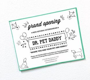 DR PET DADDY ASTORIA VETERINARIAN GRAND OPENING COUPON DISCOUNT FREE EXAM