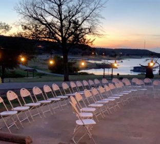 white chairs