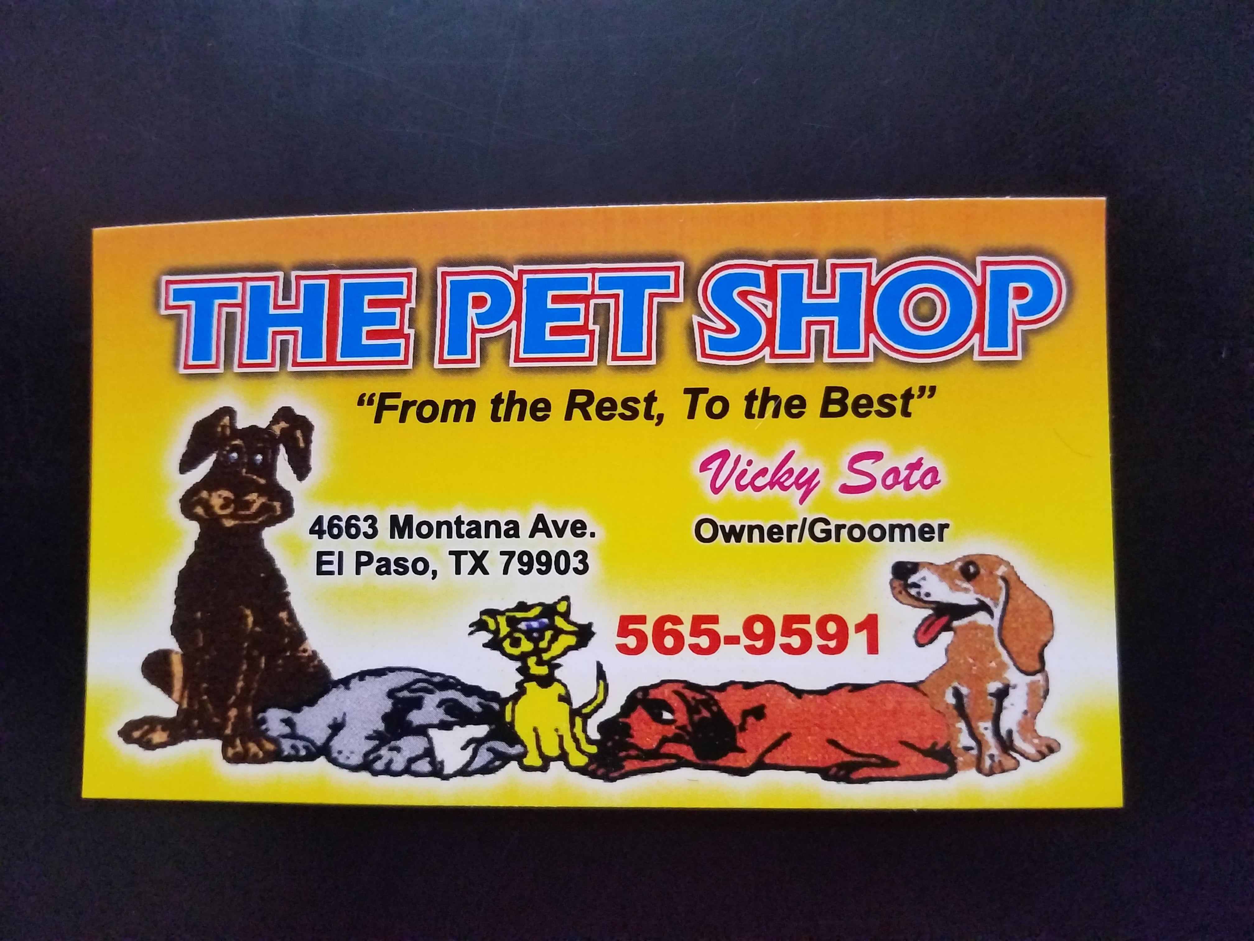 groomers pet shop