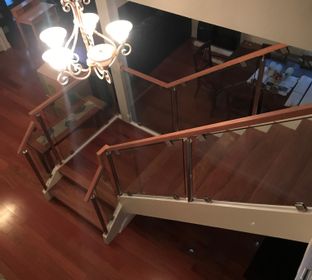 B&B Stair Builders, Stair Design, custom stairways, stairs, handrail, stair builders, railings, circle stairs